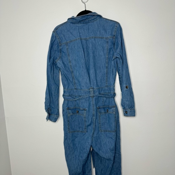 Pilcro and the Letterpress Blue Denim Jumpsuit - Picture 9 of 11